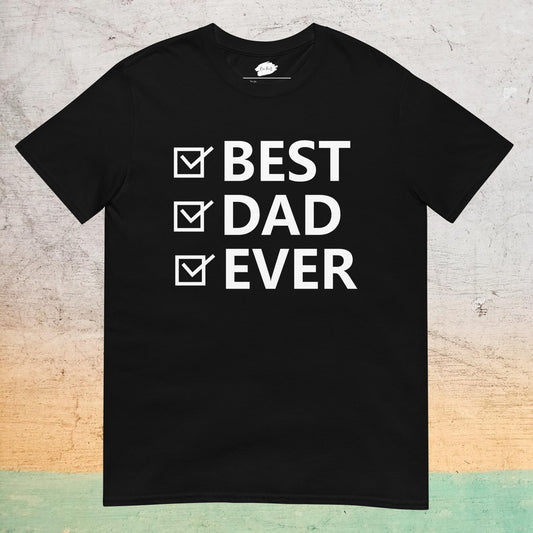 Essential Crew T-Shirt - Best Dad Ever |  | Bee Prints