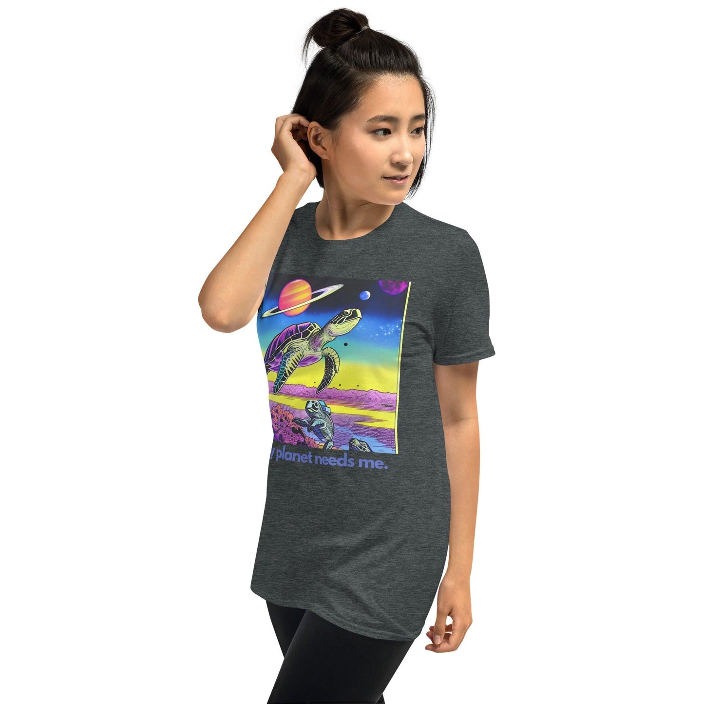 Essential Crew T-Shirt - My Planet Needs Me