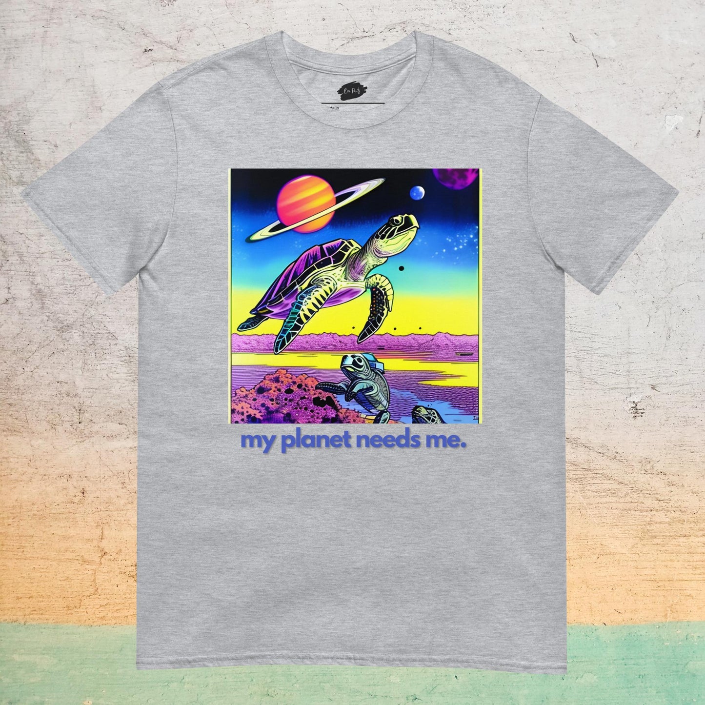 Essential Crew T-Shirt - My Planet Needs Me