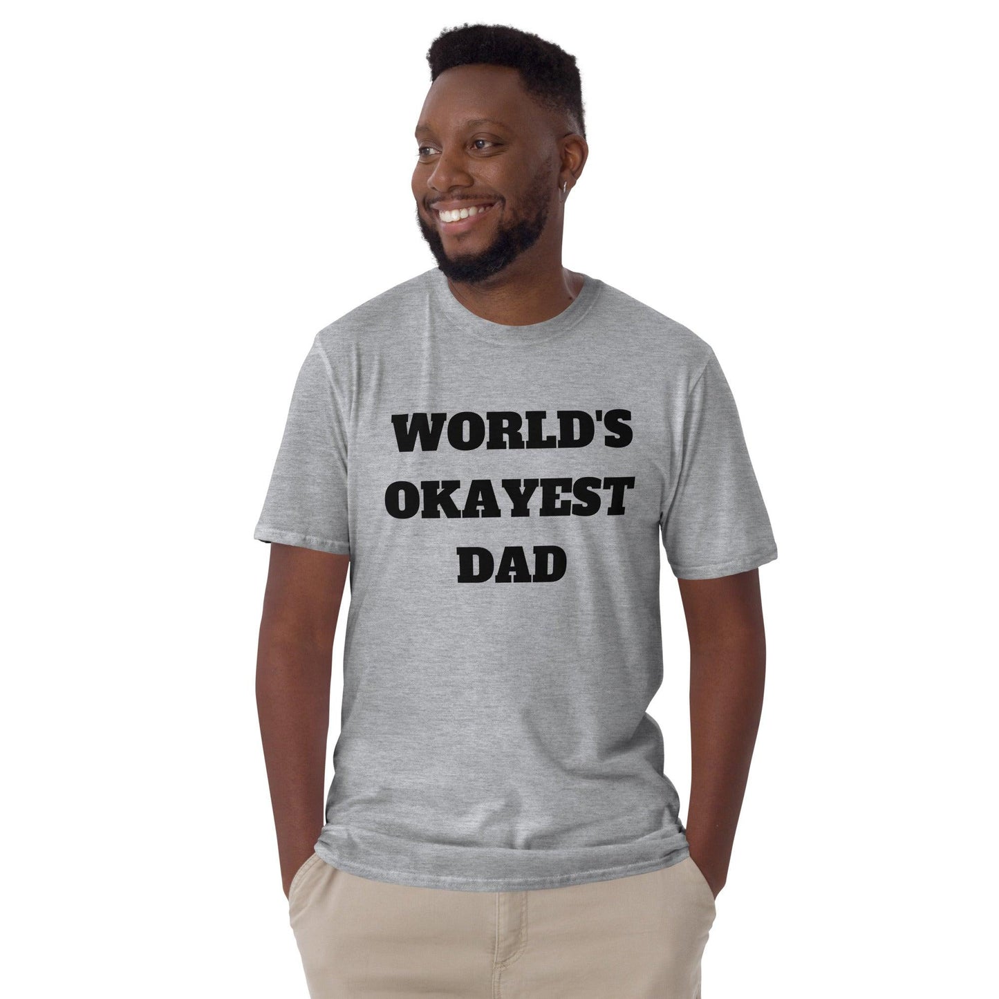 Essential Crew T-Shirt - World's Okayest Dad