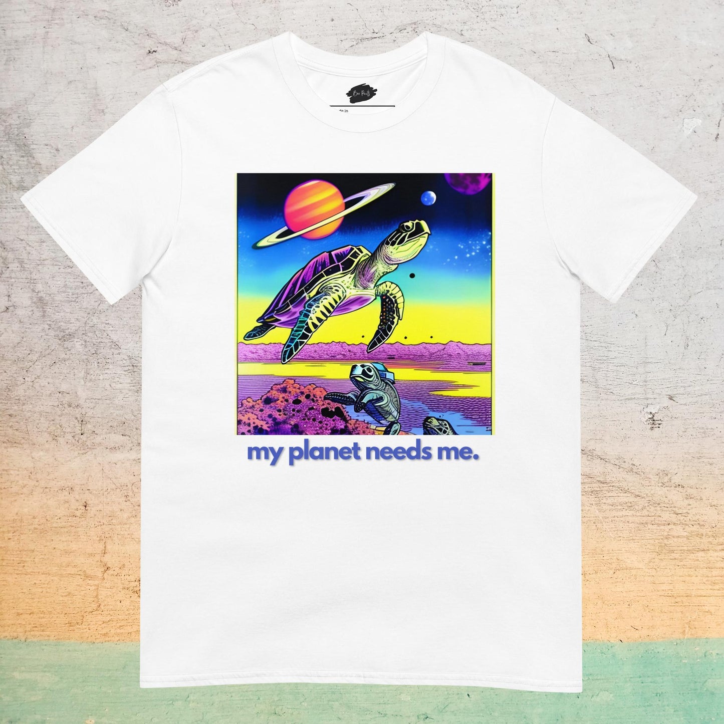 Essential Crew T-Shirt - My Planet Needs Me