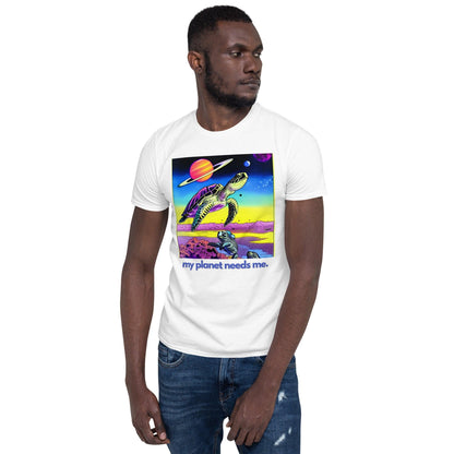 Essential Crew T-Shirt - My Planet Needs Me