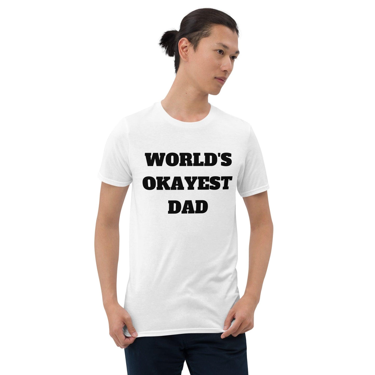 Essential Crew T-Shirt - World's Okayest Dad