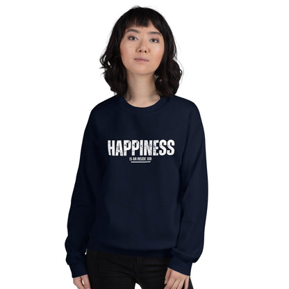 Essential Crew Sweatshirt - Happiness is an inside job