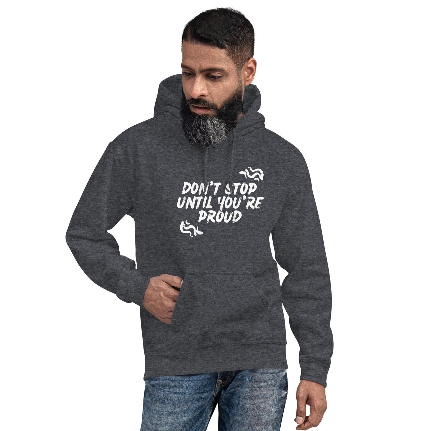 Essential Crew Hoodie - Don't stop until you're proud