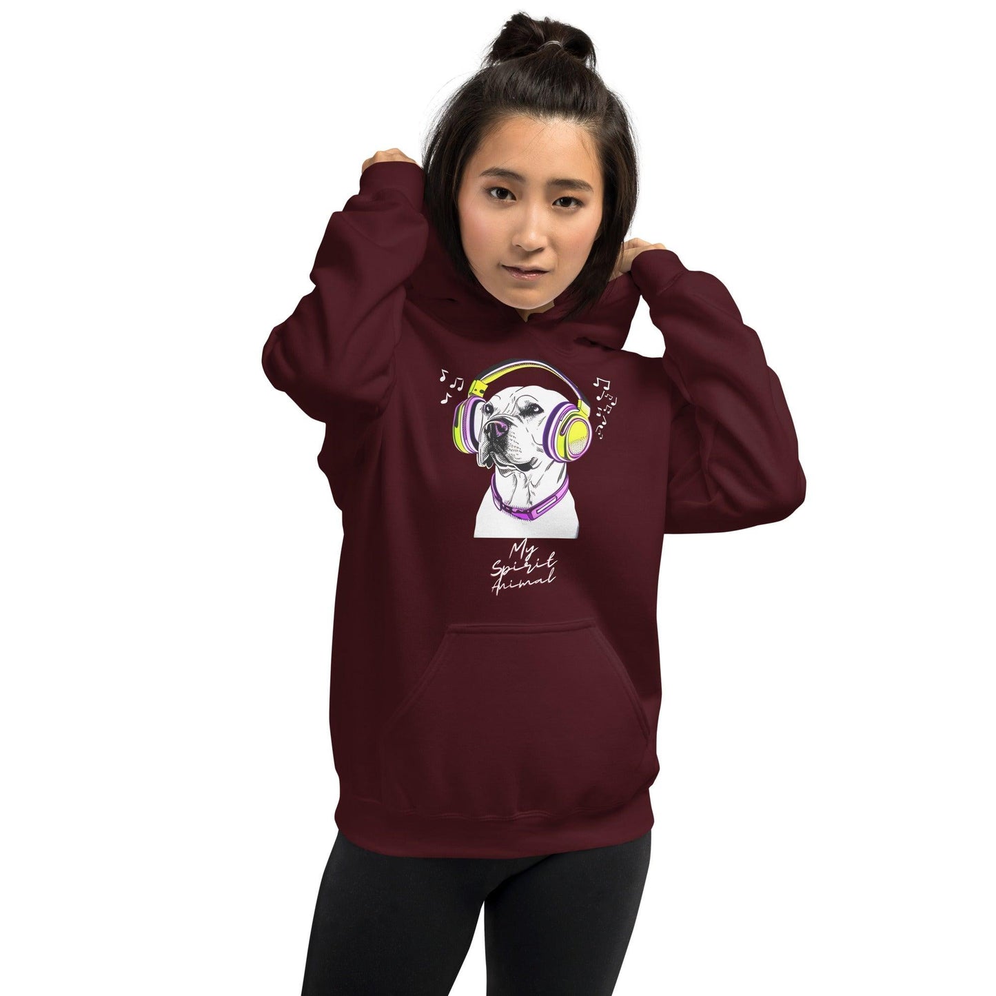 Essential Crew Hoodie - Dog Spirit Animal