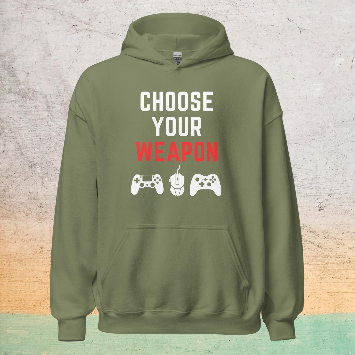 Essential Crew Hoodie - Choose Your Weapon