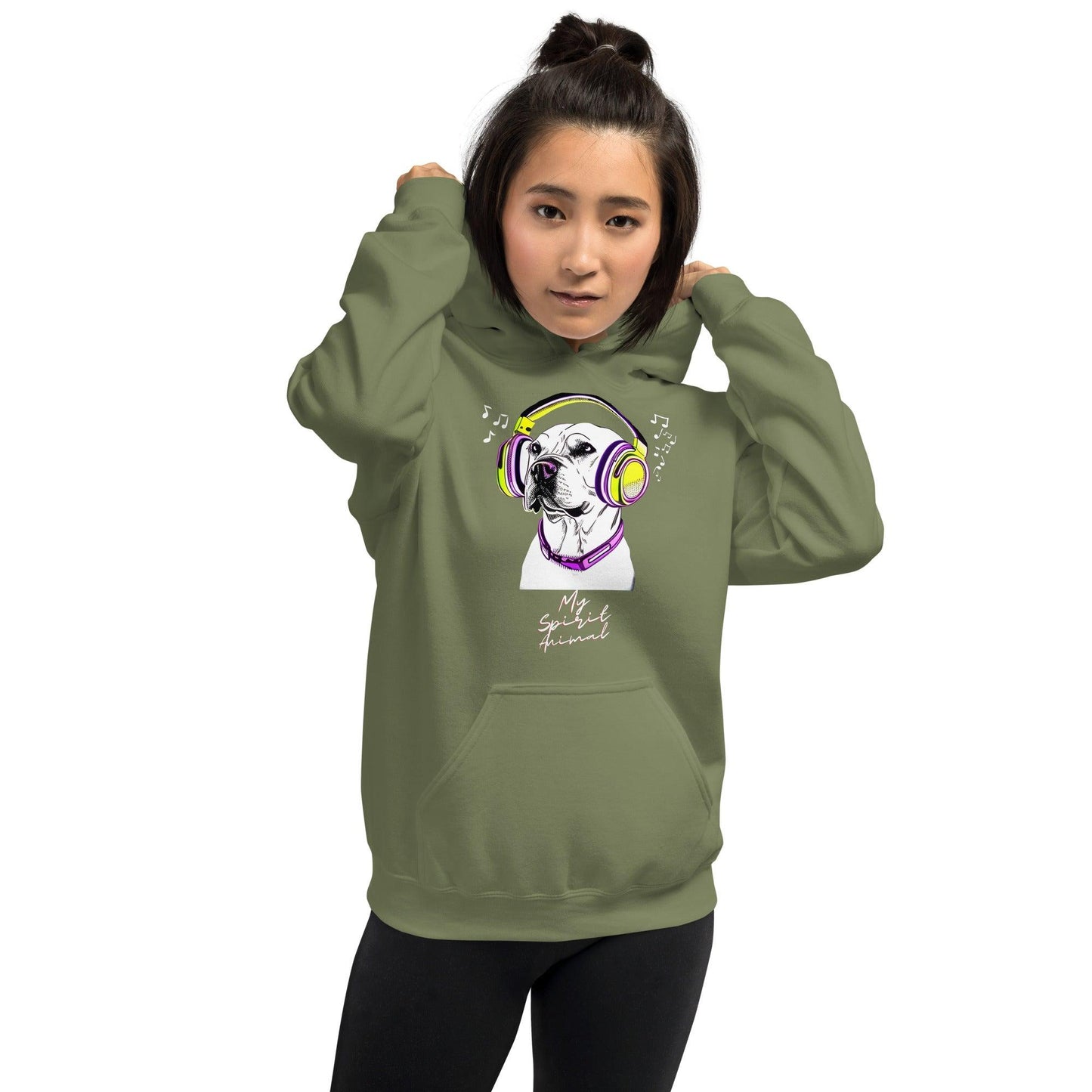 Essential Crew Hoodie - Dog Spirit Animal