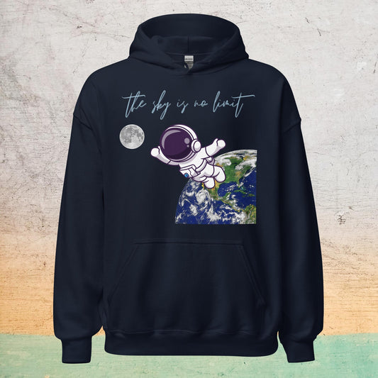 Essential Crew Hoodie - The Sky Is No Limit