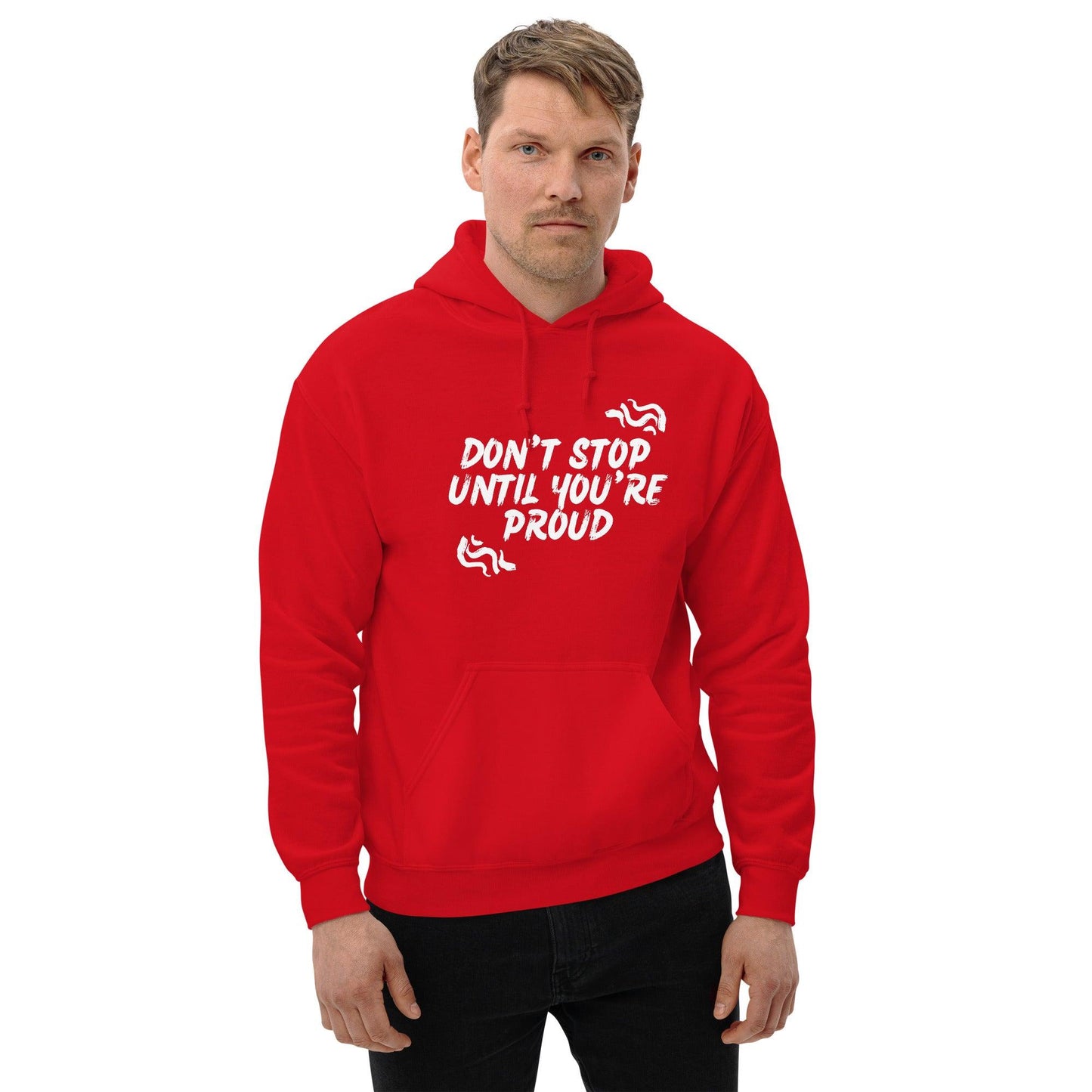 Essential Crew Hoodie - Don't stop until you're proud