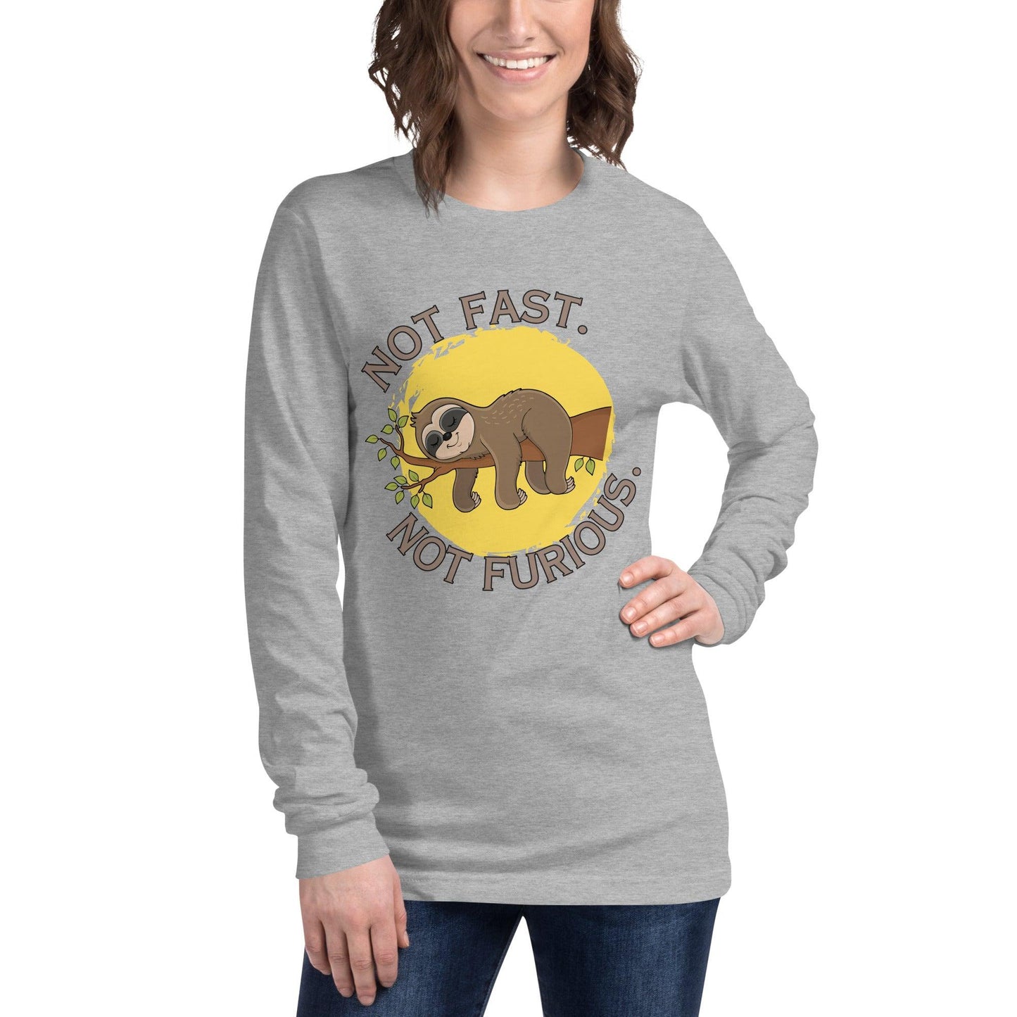 Premium Crew Long Sleeve Tee - Not Fast Not Furious