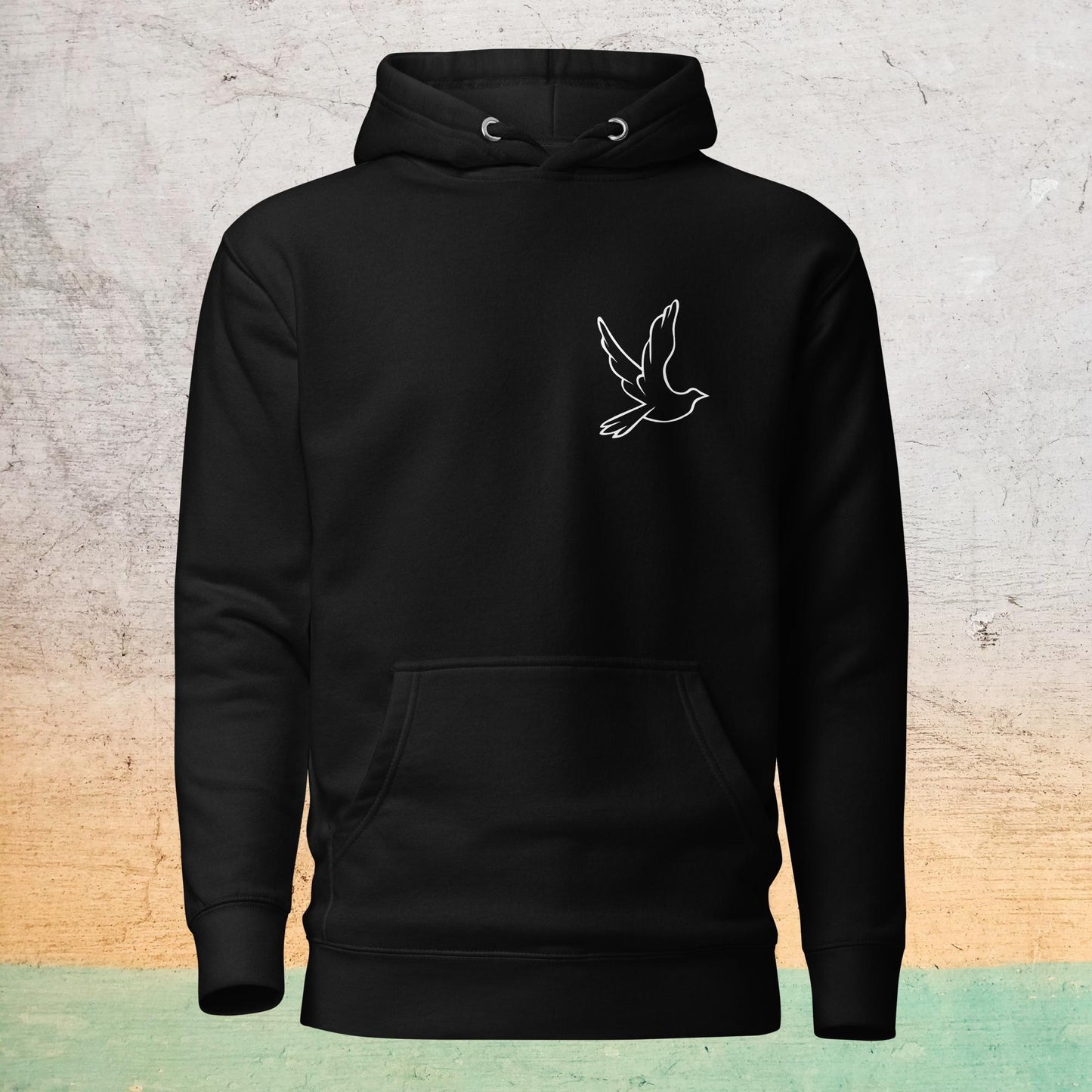 Premium Crew Hoodie - minimal bird