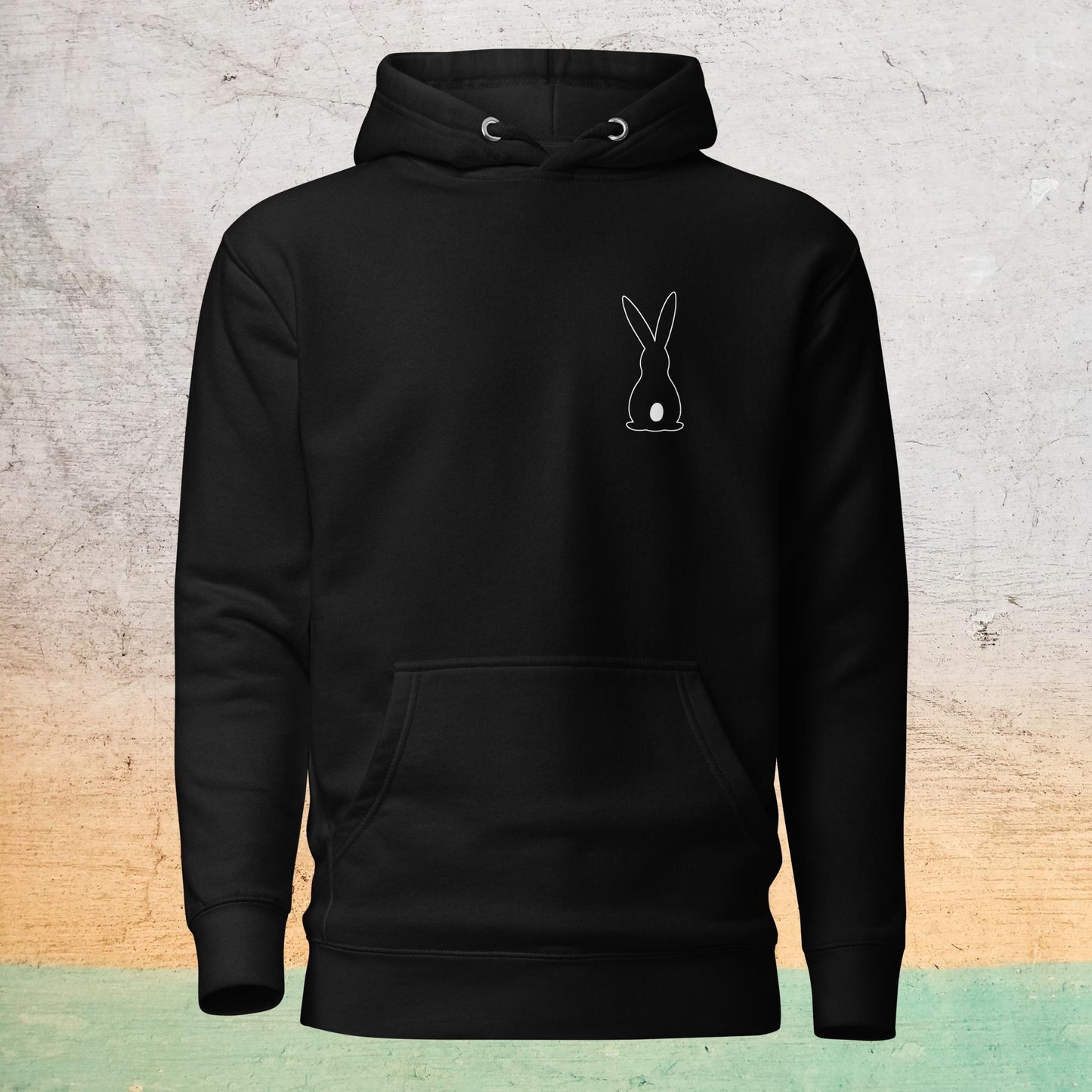 Premium Crew Hoodie - minimal bunny |  | Bee Prints