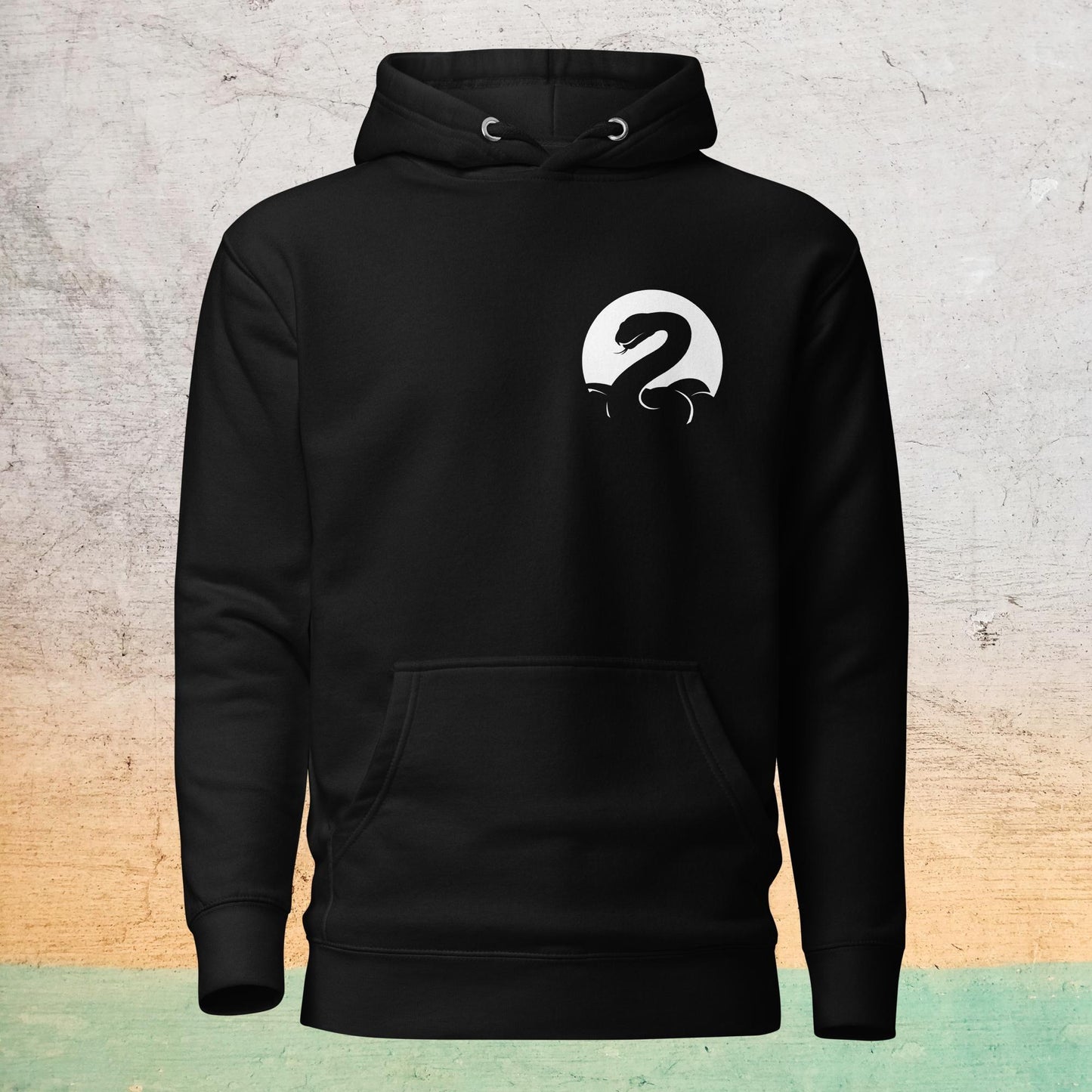 Premium Crew Hoodie - minimal snake