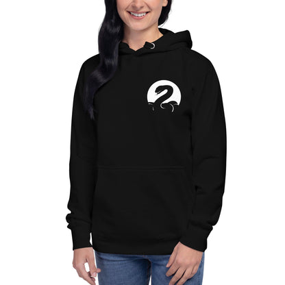 Premium Crew Hoodie - minimal snake