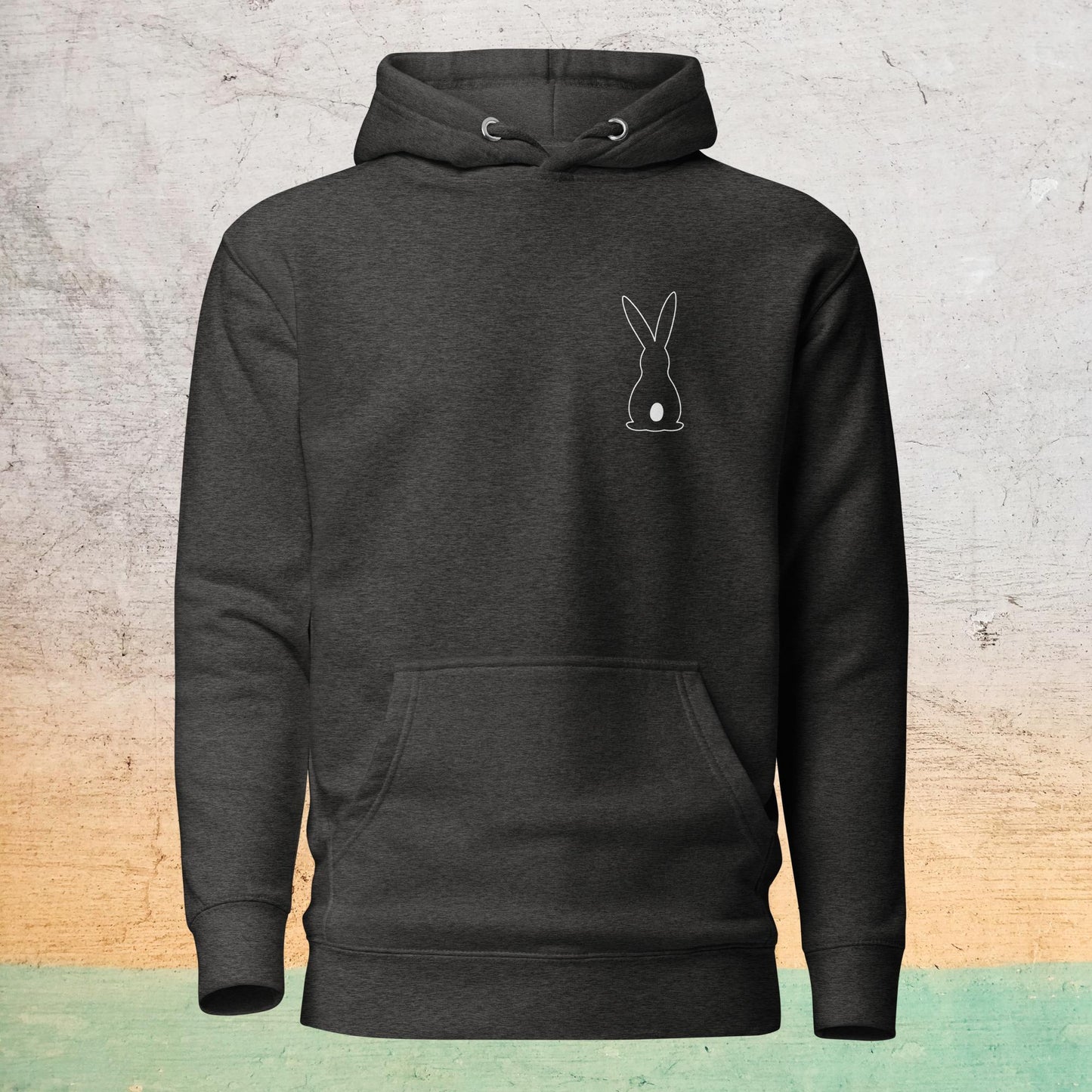 Premium Crew Hoodie - minimal bunny