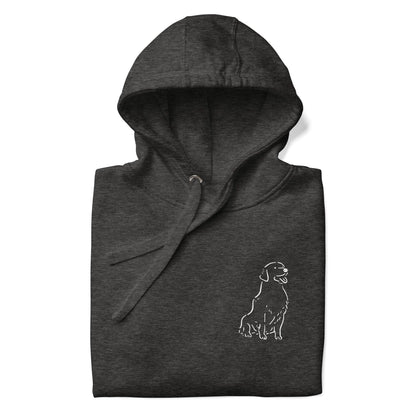 Premium Crew Hoodie - minimal dog