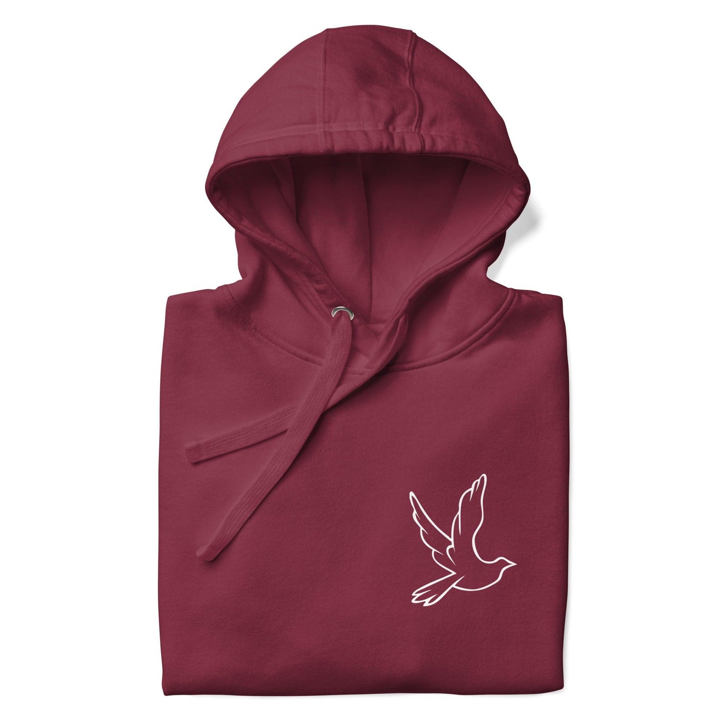 Premium Crew Hoodie - minimal bird