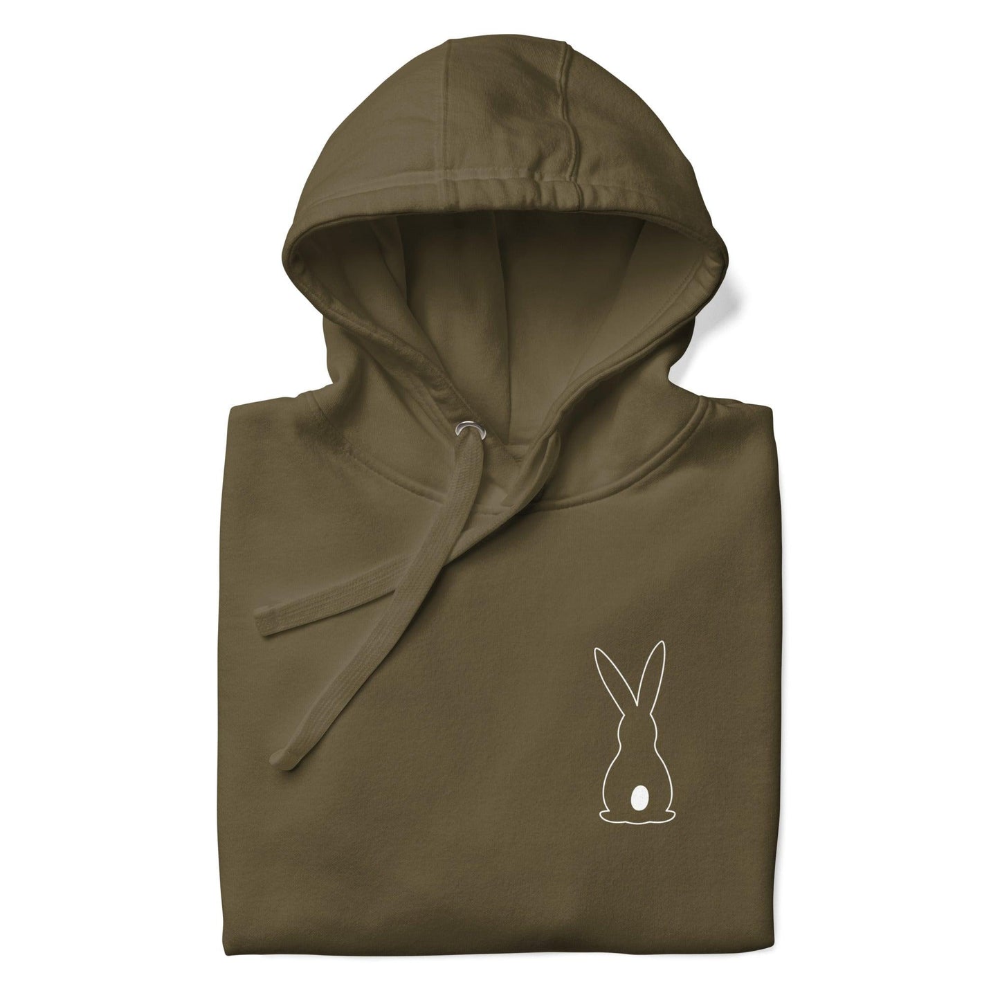 Premium Crew Hoodie - minimal bunny