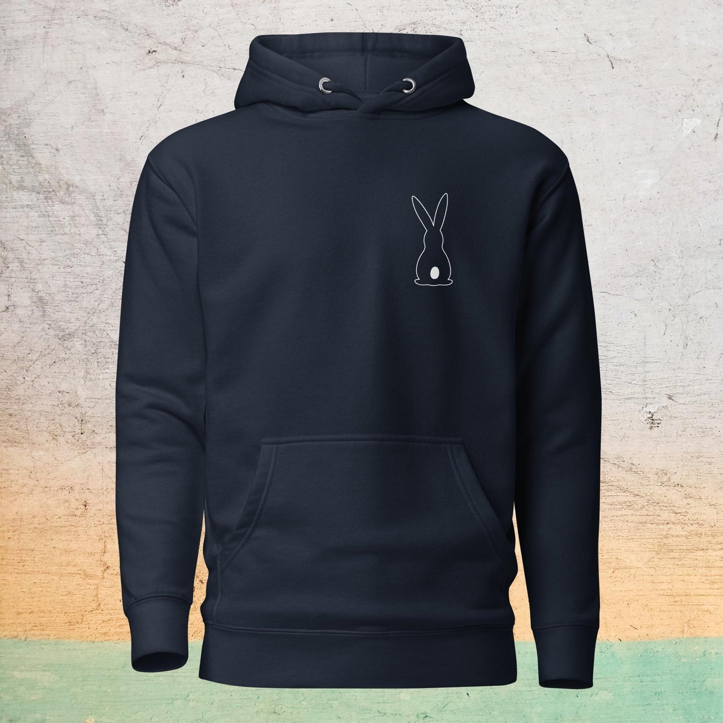 Premium Crew Hoodie - minimal bunny