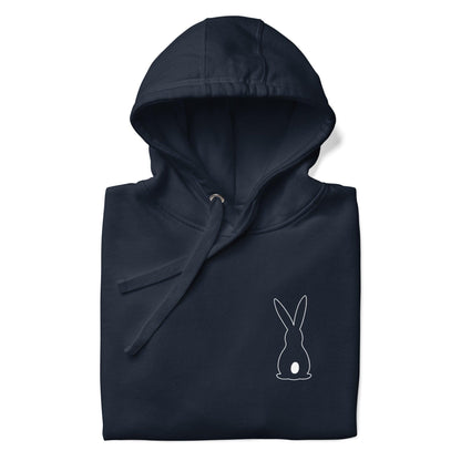 Premium Crew Hoodie - minimal bunny