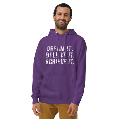 Premium Crew Hoodie - Dream it. Believe it. Achieve it.