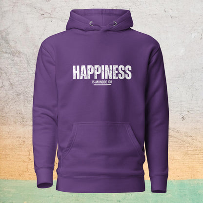 Premium Crew Hoodie - Happiness is an inside job