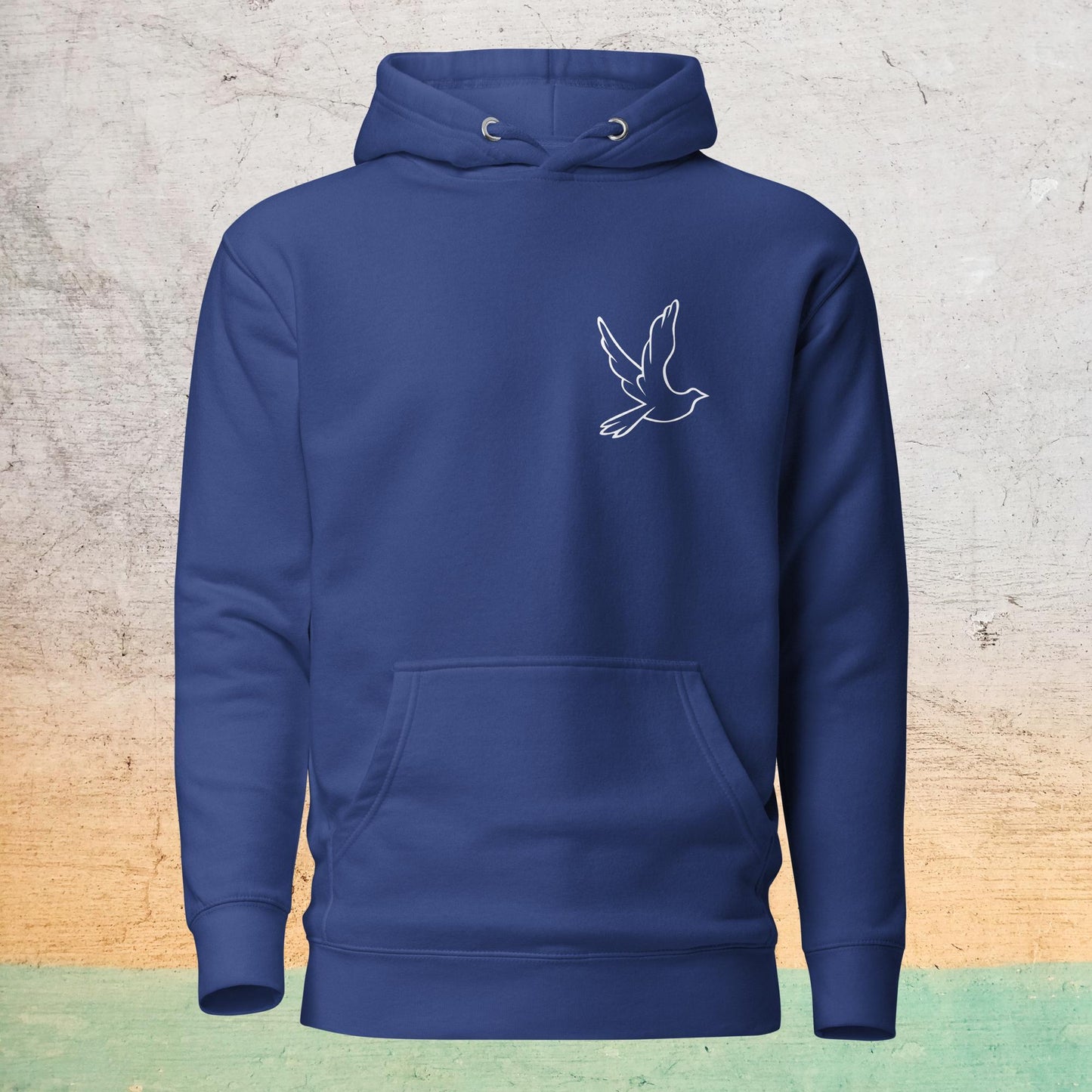 Premium Crew Hoodie - minimal bird