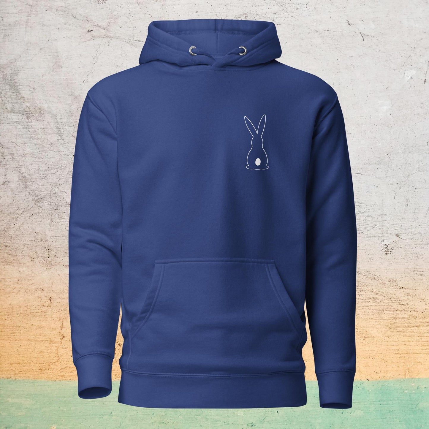 Premium Crew Hoodie - minimal bunny