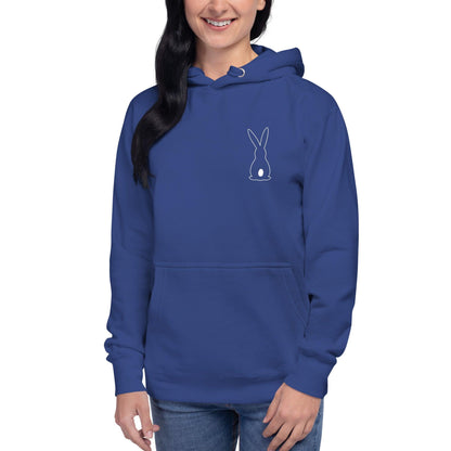 Premium Crew Hoodie - minimal bunny