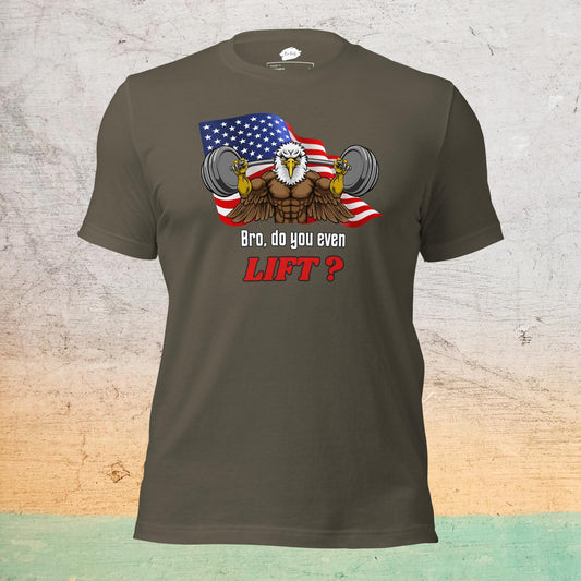 Premium Crew T-Shirt - Do You Even Lift - USA