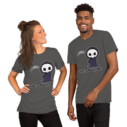 Premium Crew T-Shirt - Live Laugh Die