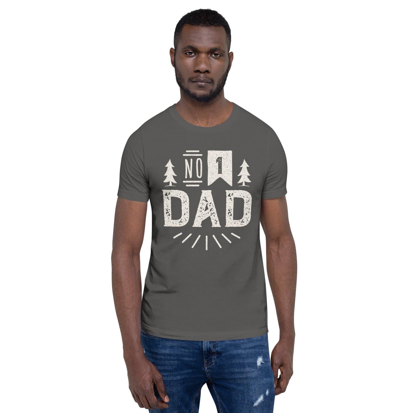 Premium Crew T-Shirt - Number 1 Dad