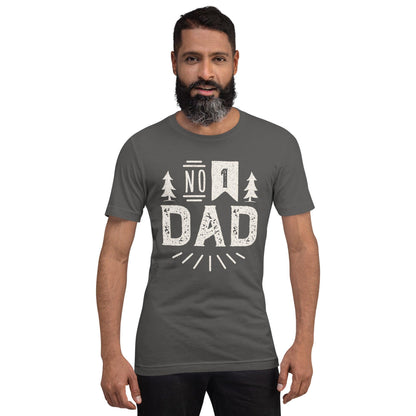 Premium Crew T-Shirt - Number 1 Dad