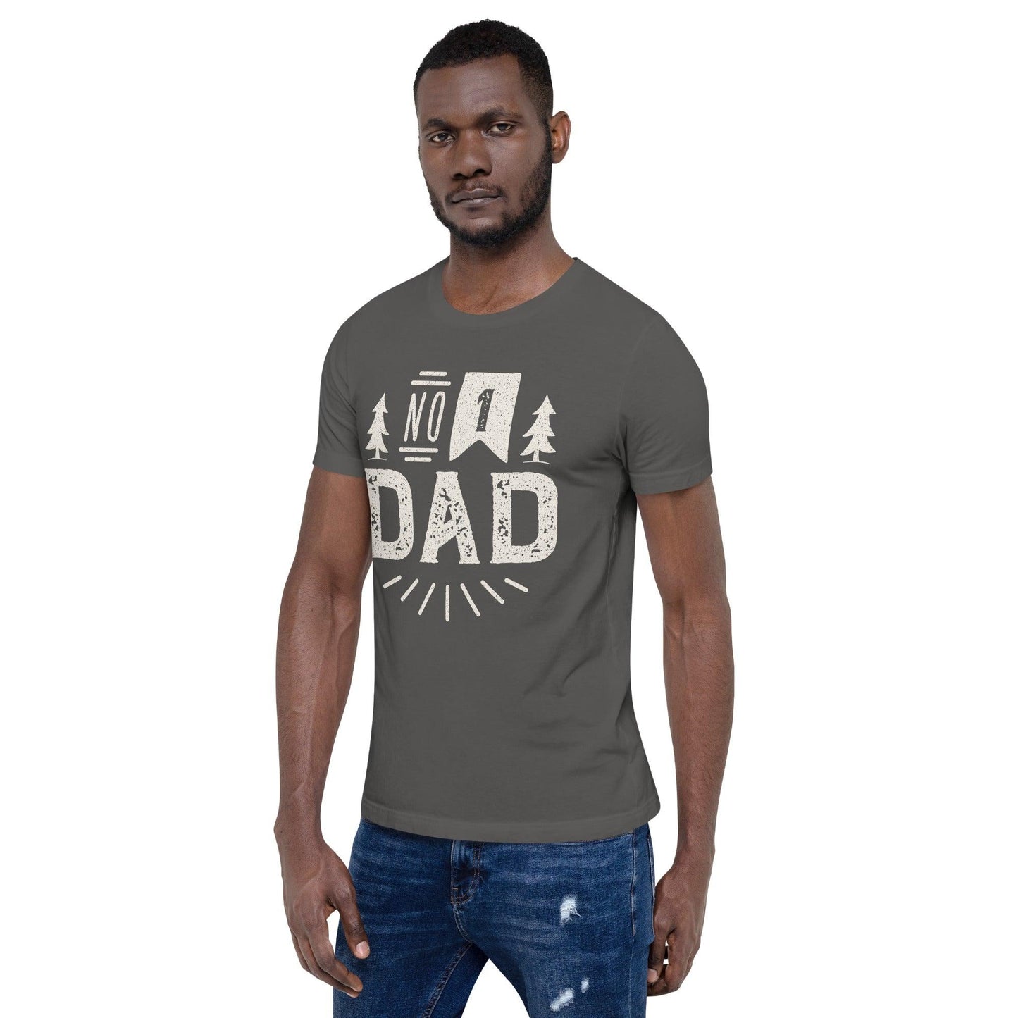 Premium Crew T-Shirt - Number 1 Dad