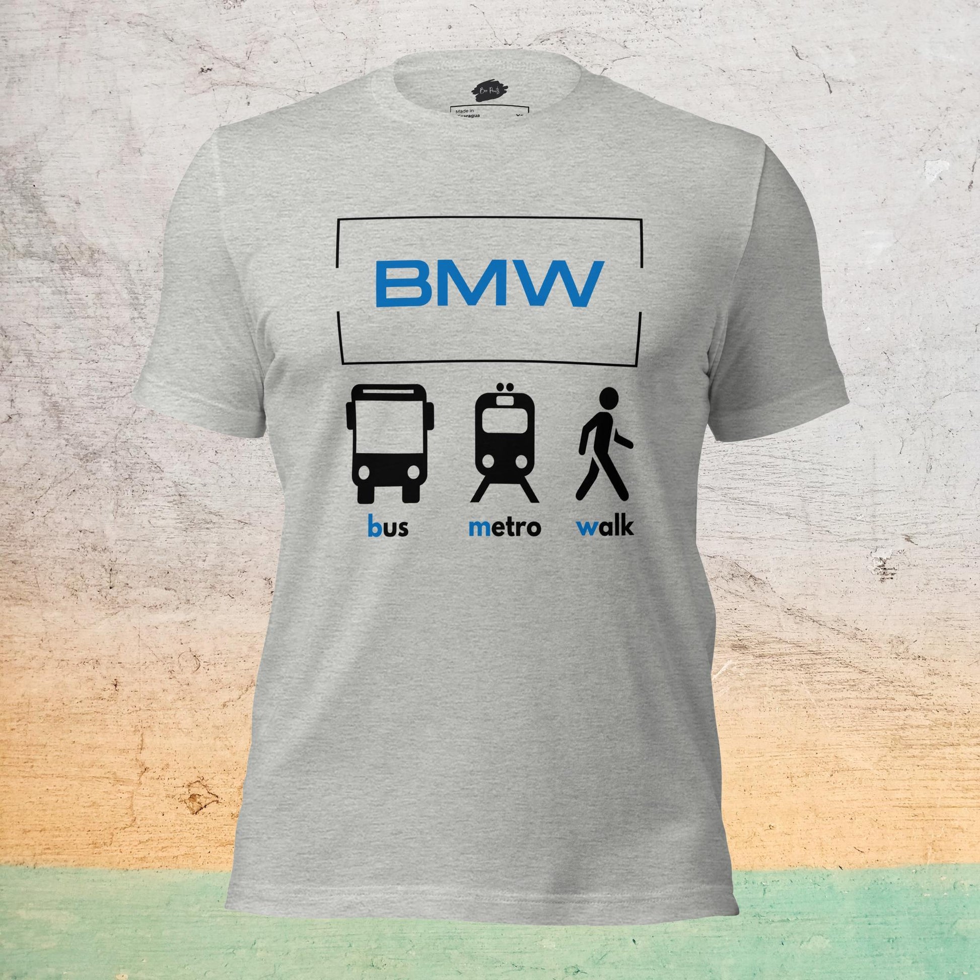 Premium Crew T-Shirt - Bus Metro Walk |  | Bee Prints