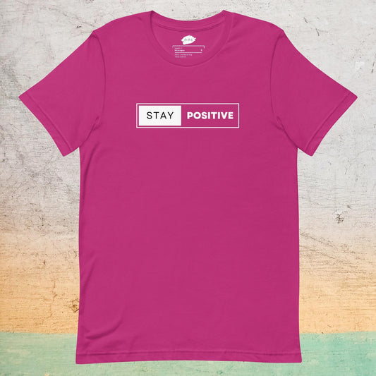 Premium Crew T-Shirt - Stay Positive