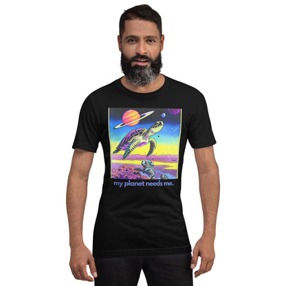 Premium Crew T-Shirt - My Planet Needs Me