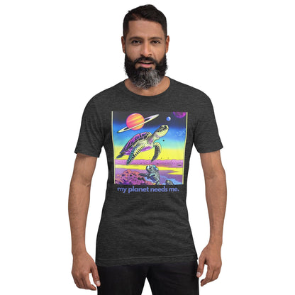 Premium Crew T-Shirt - My Planet Needs Me