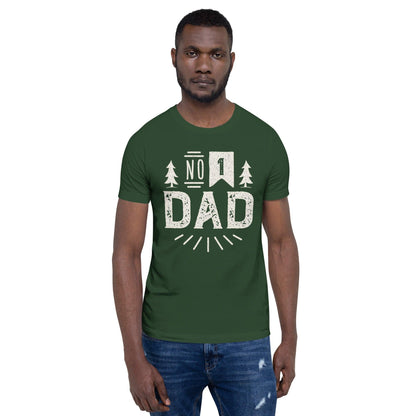 Premium Crew T-Shirt - Number 1 Dad