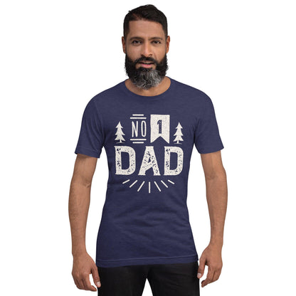 Premium Crew T-Shirt - Number 1 Dad