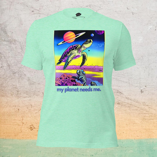 Premium Crew T-Shirt - My Planet Needs Me