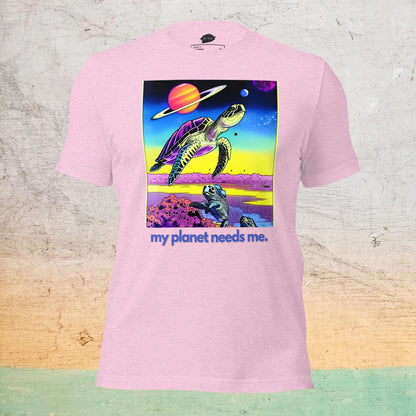 Premium Crew T-Shirt - My Planet Needs Me