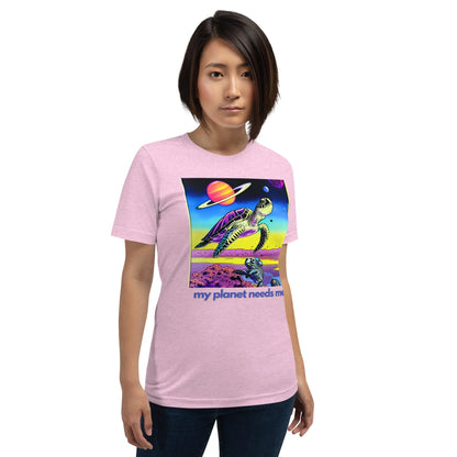 Premium Crew T-Shirt - My Planet Needs Me