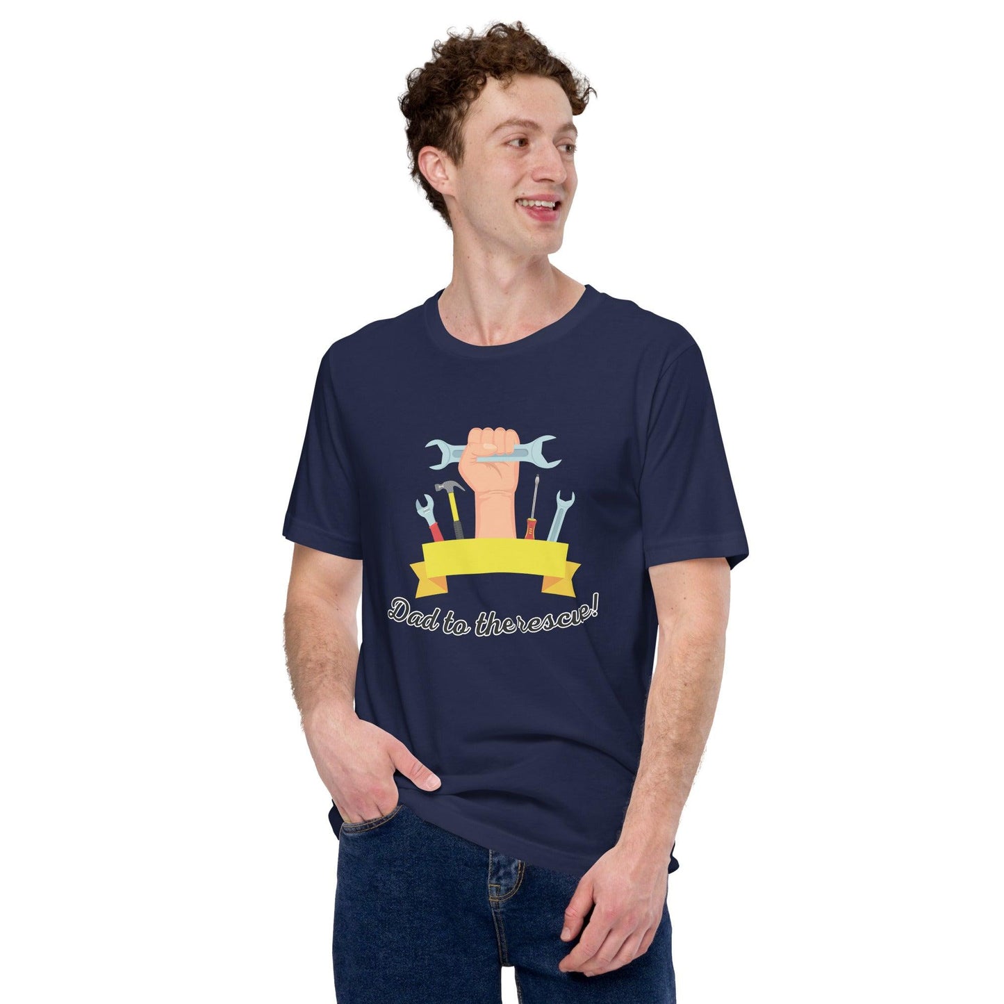 Premium Crew T-Shirt - Dad to the Rescue