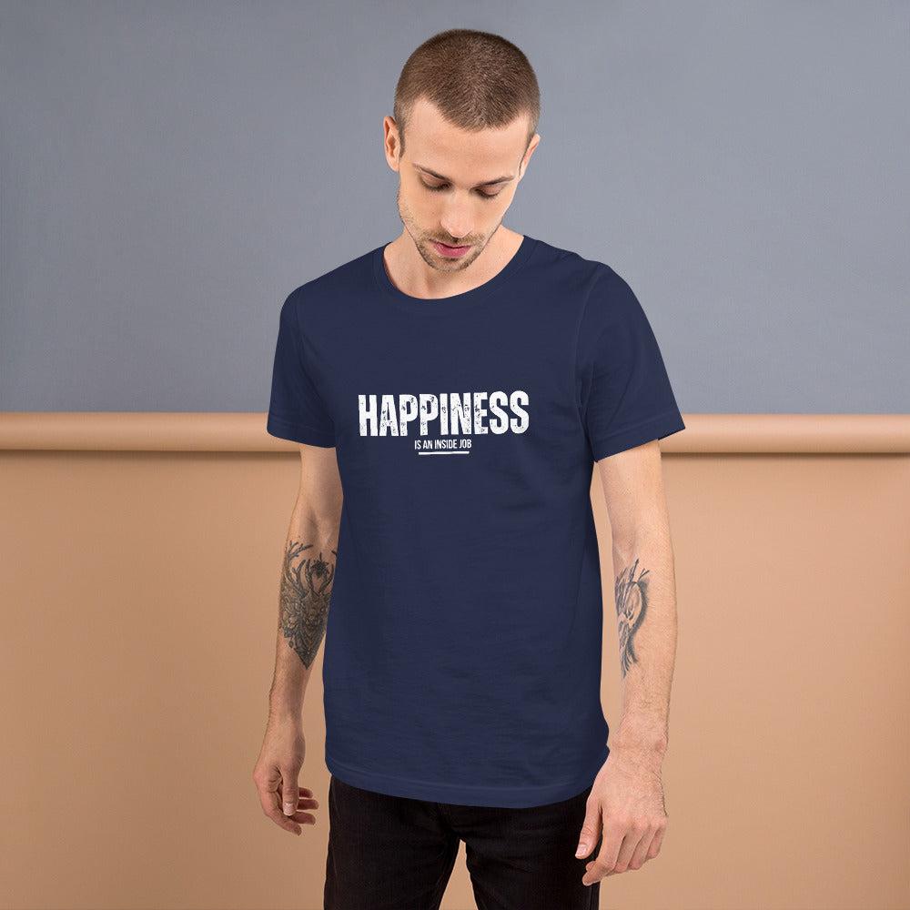 Premium Crew T-Shirt - Happiness is an inside job
