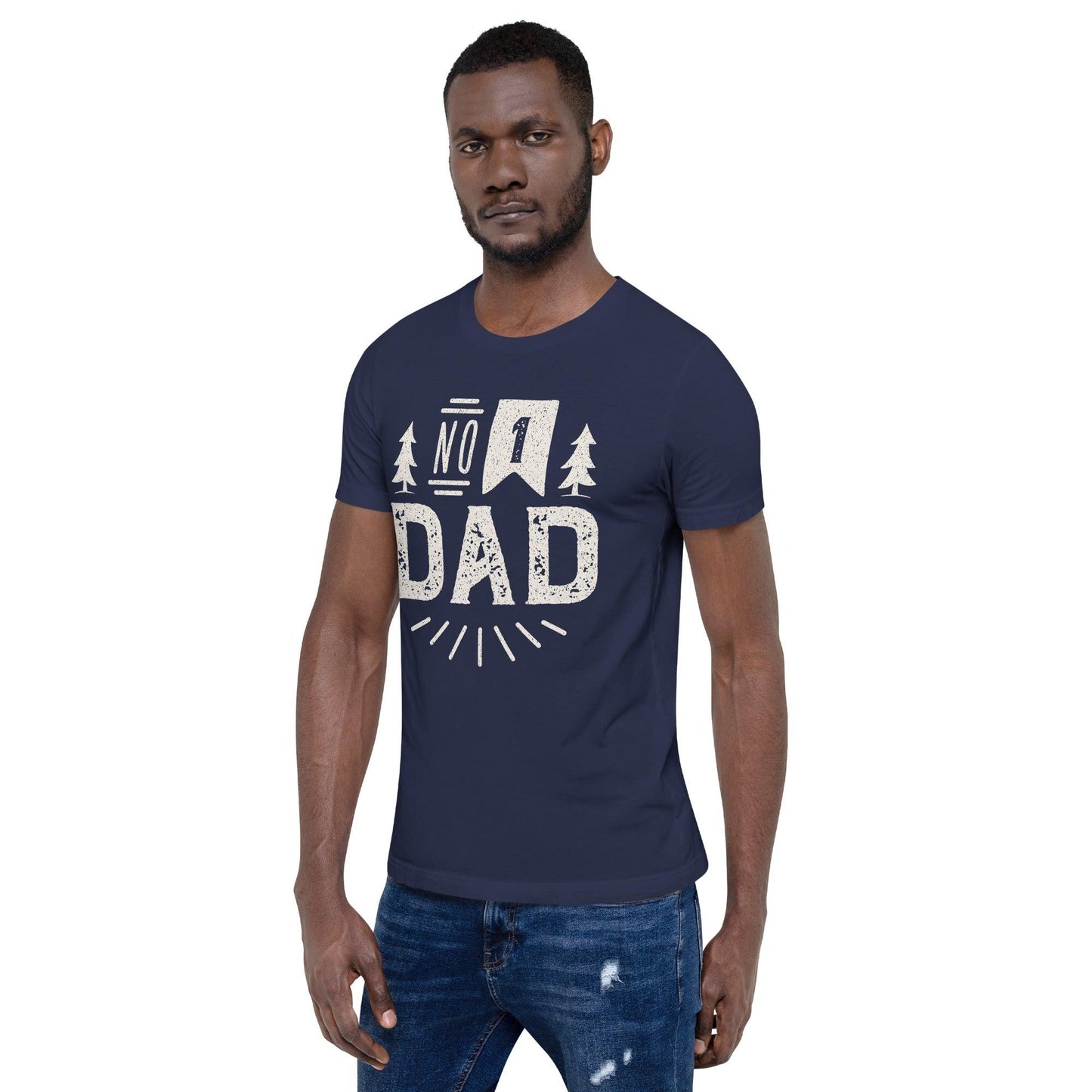 Premium Crew T-Shirt - Number 1 Dad