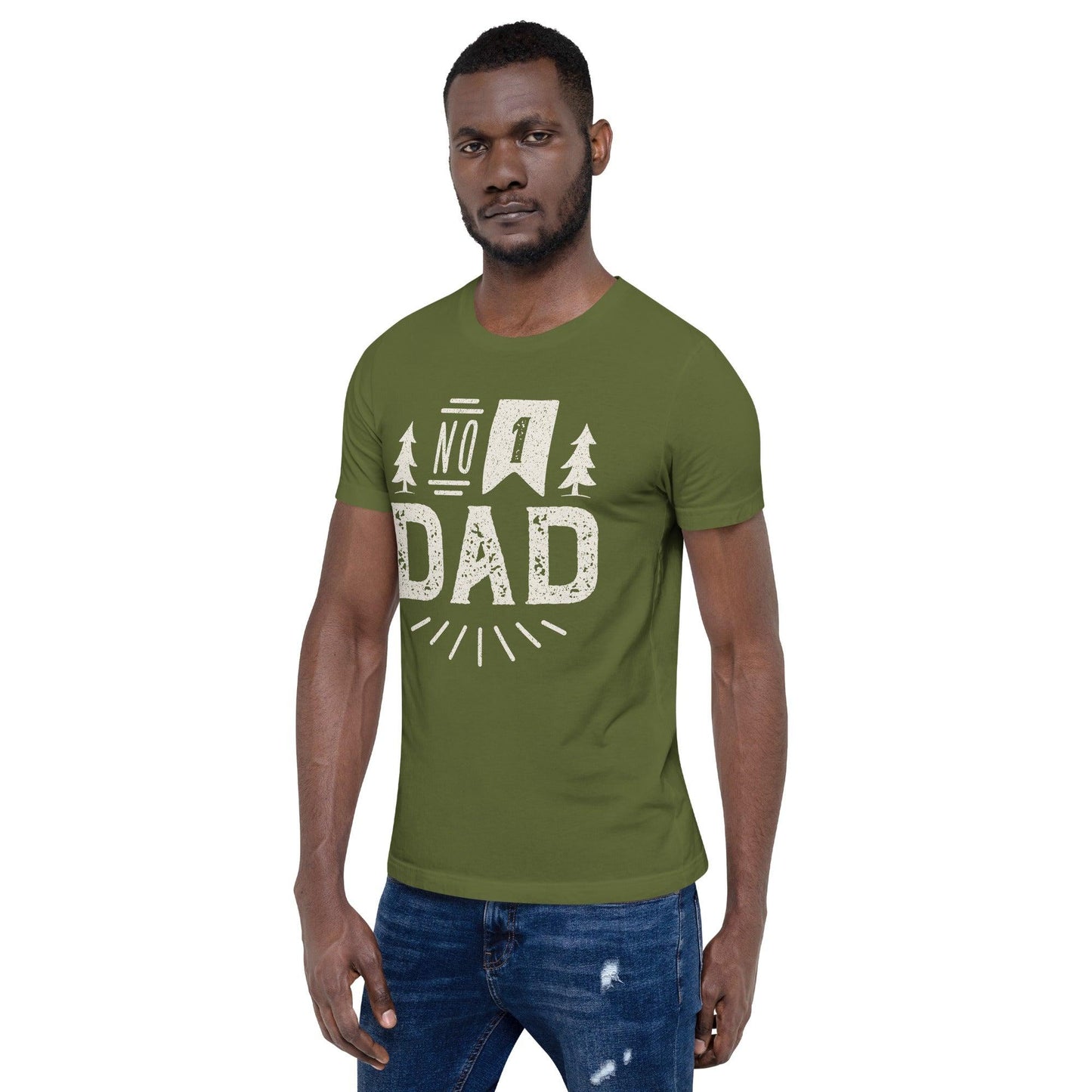 Premium Crew T-Shirt - Number 1 Dad