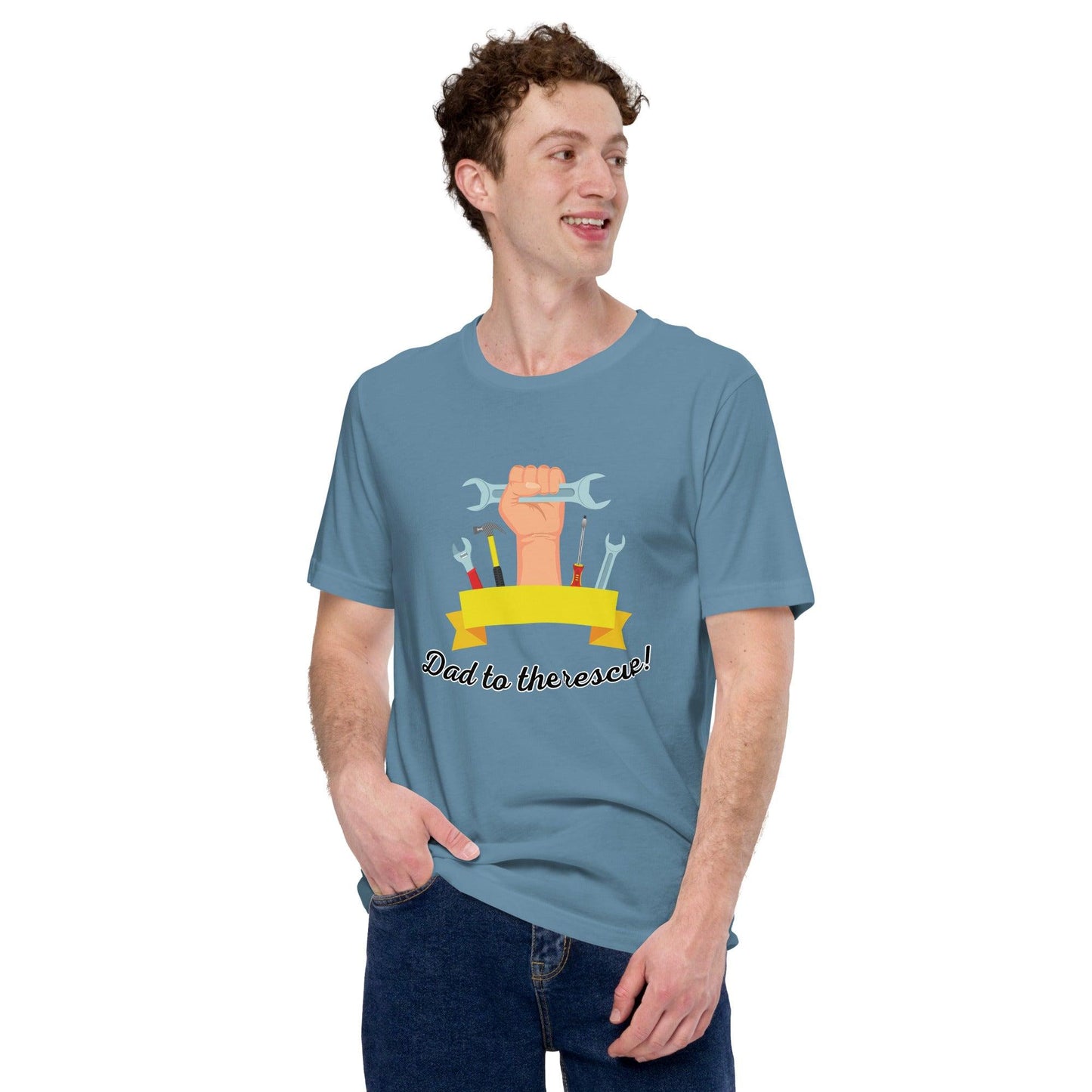 Premium Crew T-Shirt - Dad to the Rescue