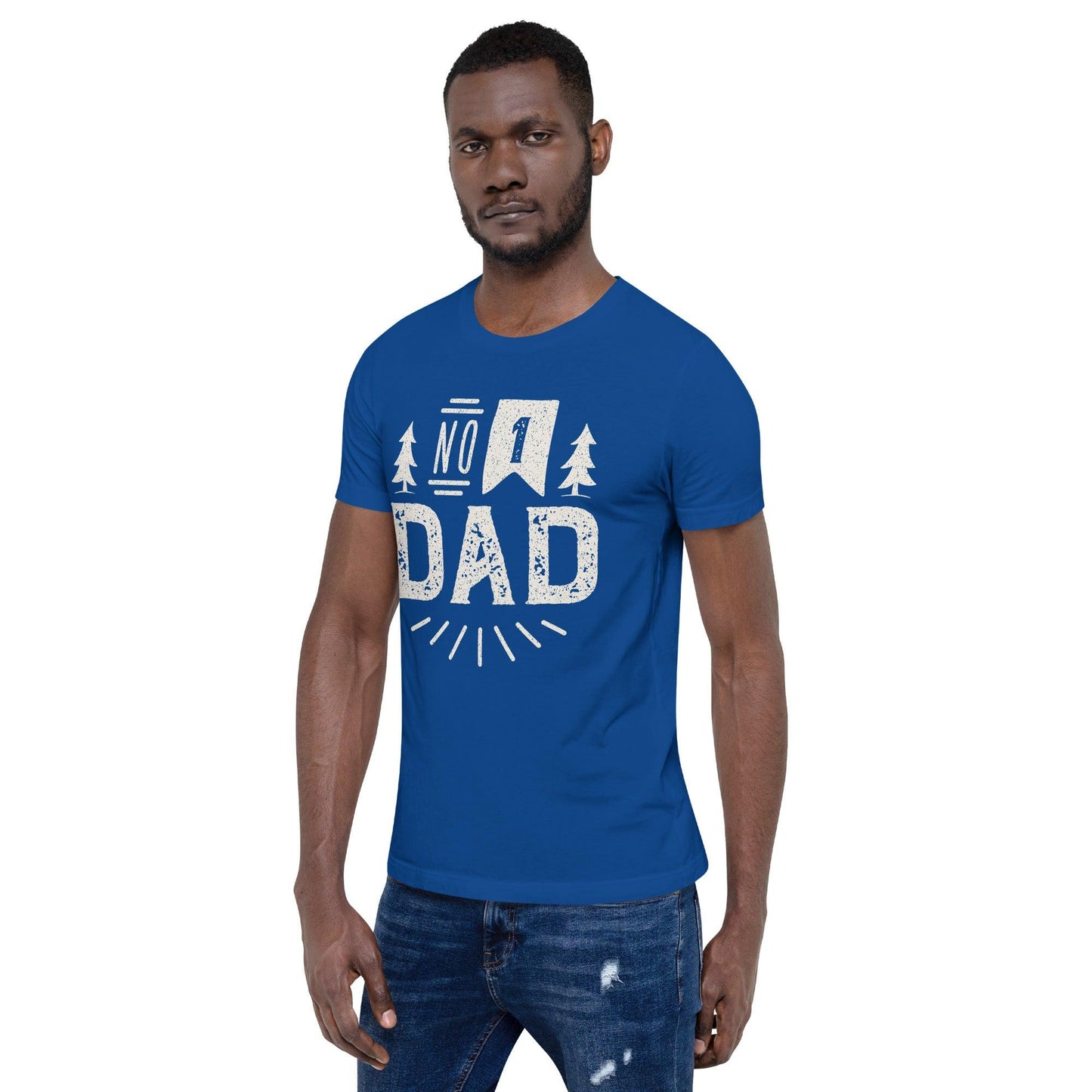 Premium Crew T-Shirt - Number 1 Dad